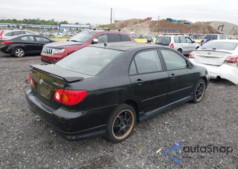 2004 Toyota Corolla S из США, поврежденный, VIN 2T1BR32E94C237770